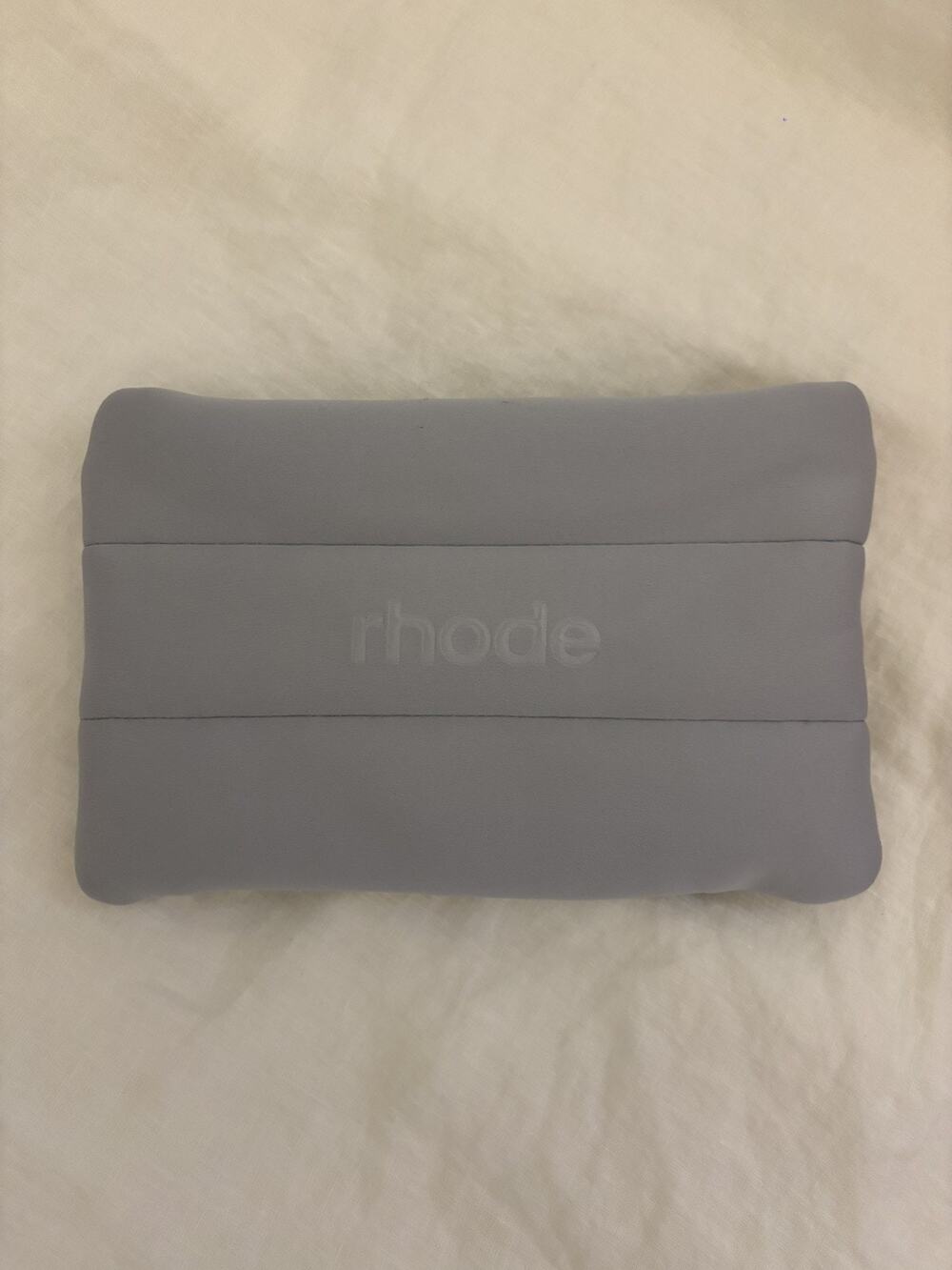 Rhode Skin Gray Puffer Makeup Bag LIMITED EDITION